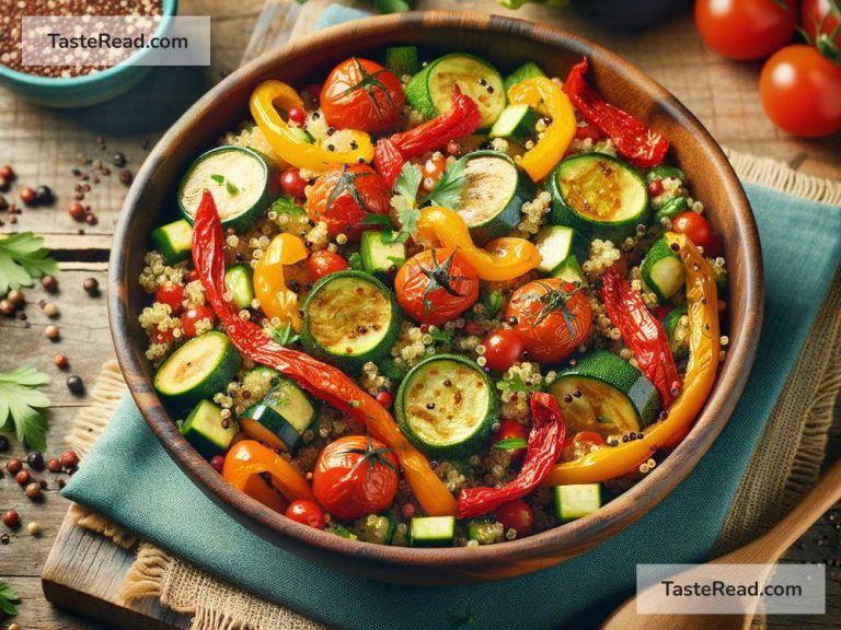 How to Create Vegan Quinoa and Roasted Veggie Salad