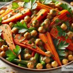 How to Create Vegan Roasted Carrot and Chickpea Salad