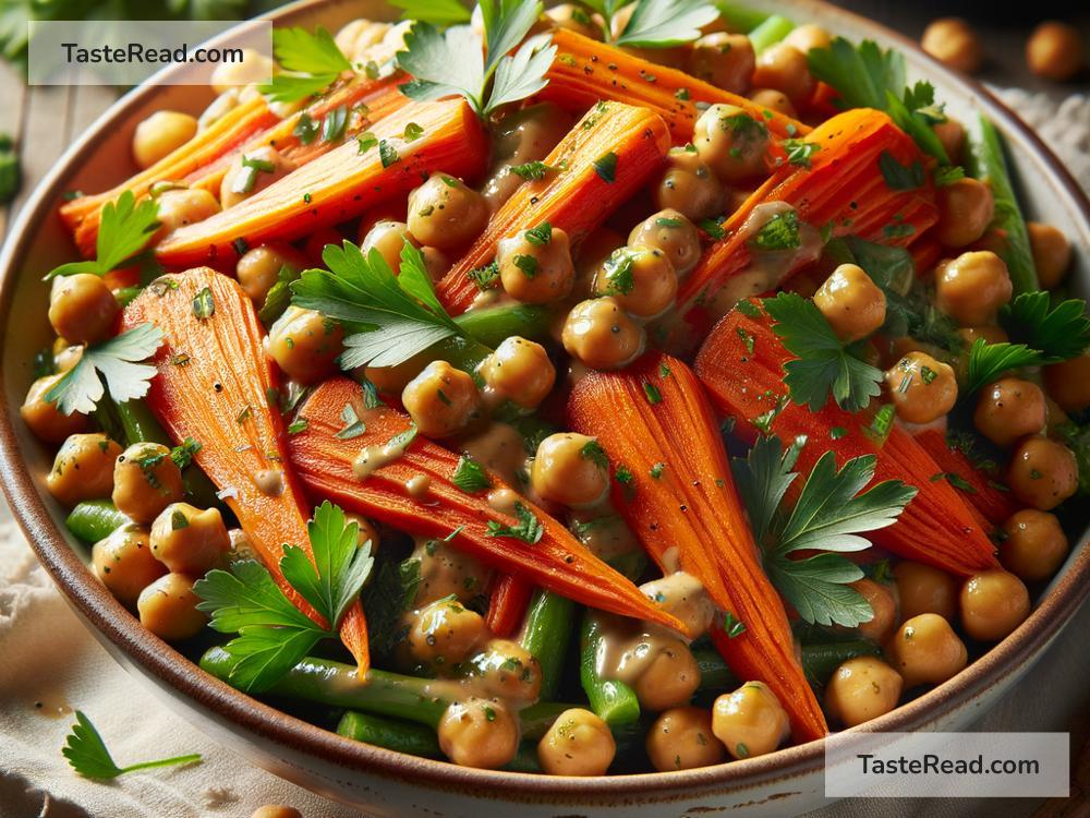 How to Create Vegan Roasted Carrot and Chickpea Salad