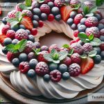 How to Make a Beautiful Berry Pavlova Wreath