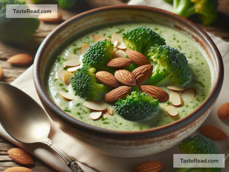 How to Make a Bone-Building Calcium-Rich Broccoli and Almond Soup