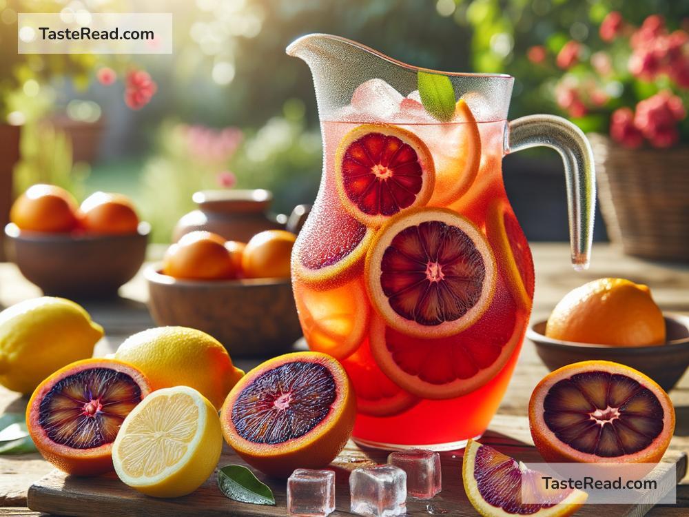 How to Make a Bright and Citrusy Blood Orange Lemonade