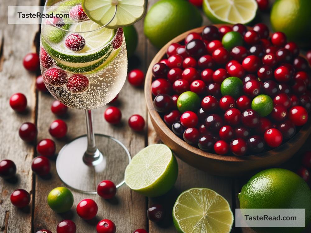 How to Make a Bright Cranberry Lime Spritzer