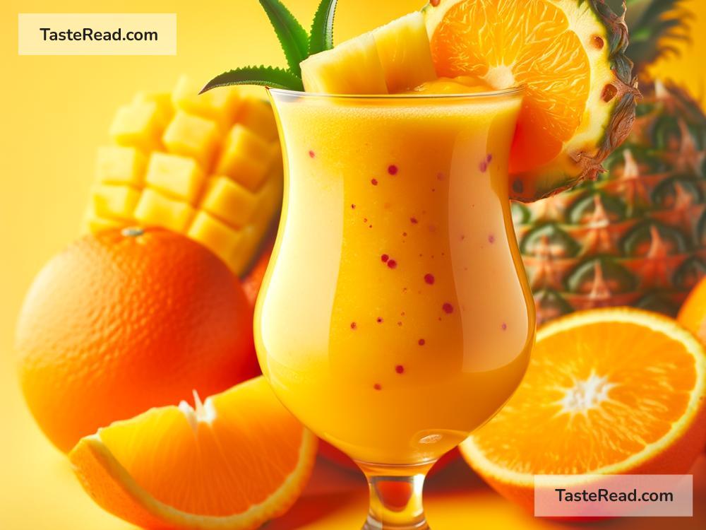 How to Make a Cool and Tangy Orange Pineapple Smoothie