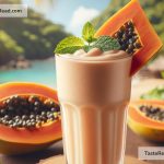 How to Make a Creamy Tropical Papaya Shake