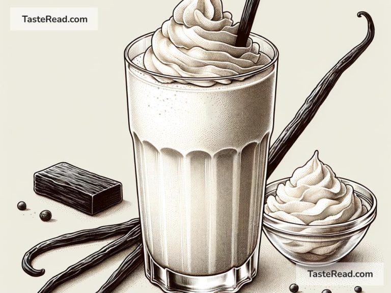 How to Make a Creamy Vanilla Bean Milkshake