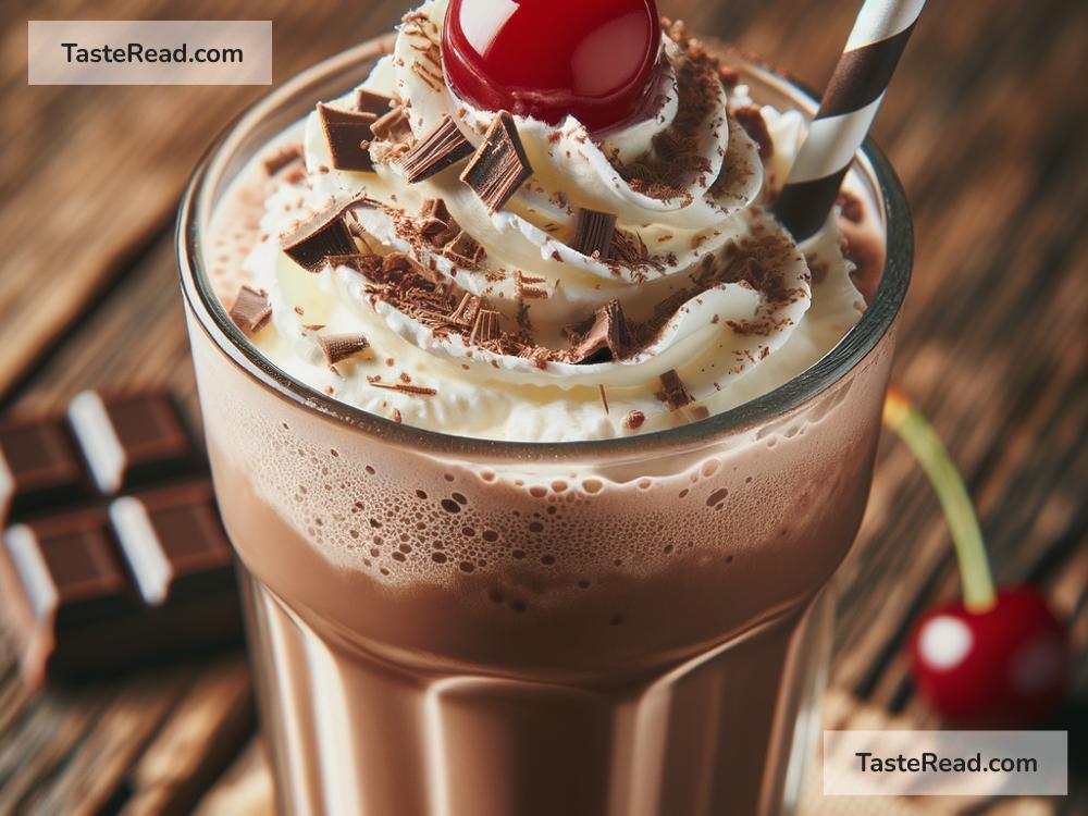 How to Make a Decadent Chocolate Cherry Milkshake