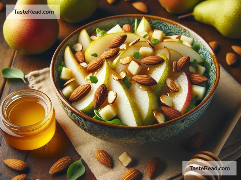 How to Make a Fiber-Rich Pear and Almond Salad