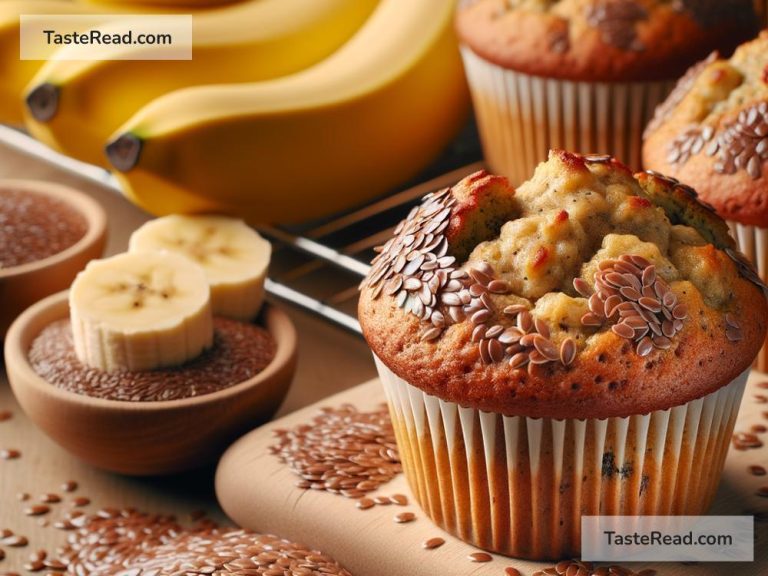 How to Make a High-Fiber Banana and Flaxseed Muffin