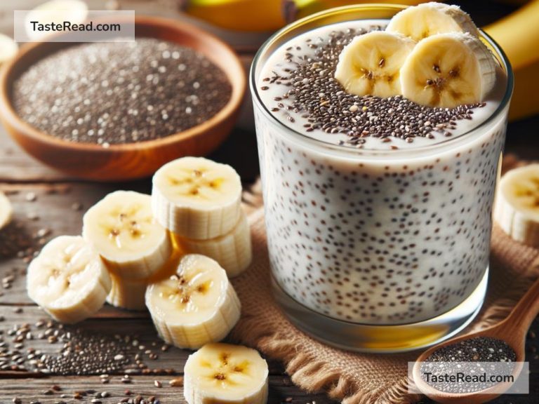 How to Make a High-Fiber Chia and Banana Smoothie