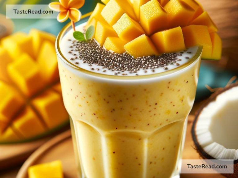 How to Make a High-Potassium Coconut Milk and Mango Smoothie