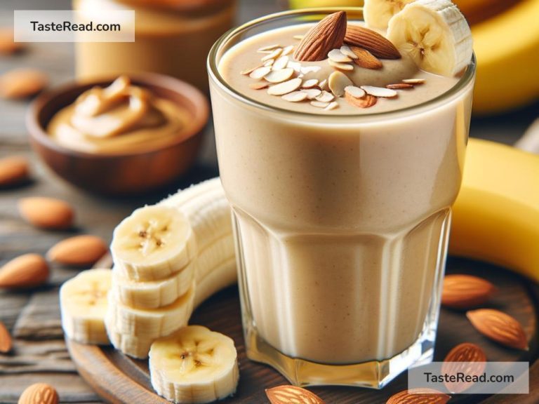 How to Make a High-Protein Almond Butter and Banana Smoothie