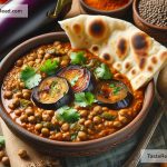 How to Make a High-Protein Eggplant and Lentil Curry