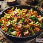 How to Make a High-Protein Vegan Tempeh and Cabbage Stir Fry