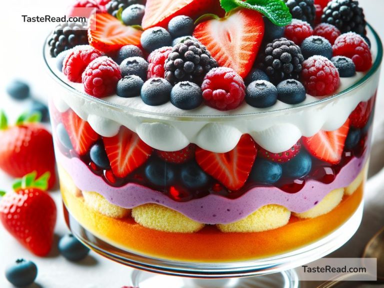 How to Make a Layered Berry Trifle Dessert