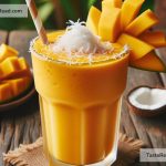 How to Make a Low-Calorie Coconut and Mango Smoothie