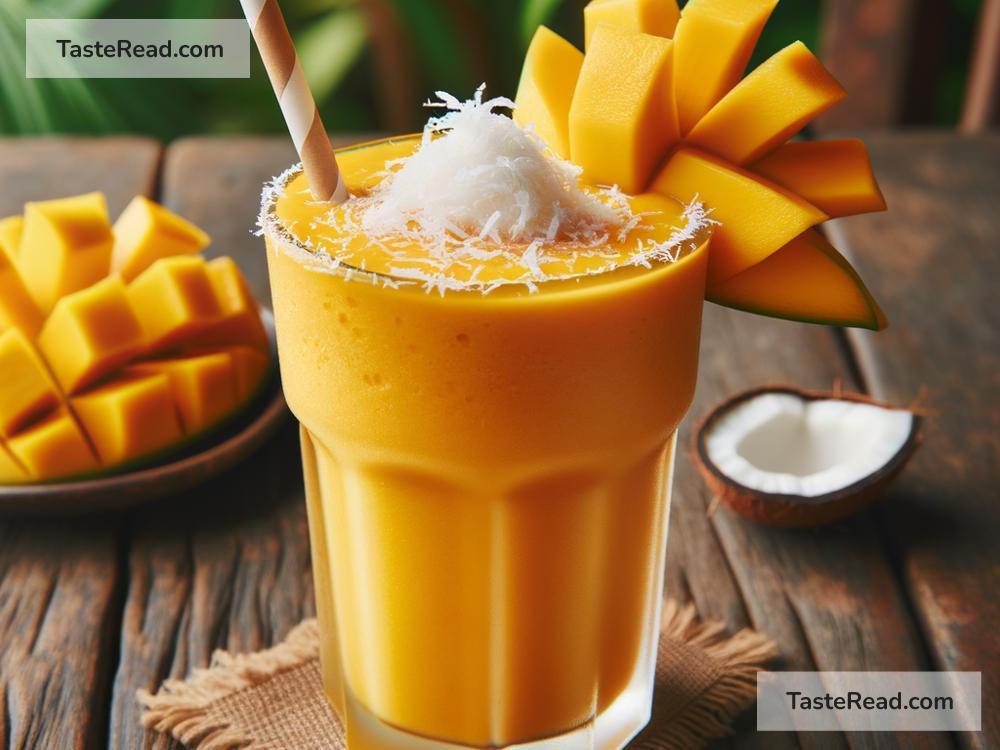 How to Make a Low-Calorie Coconut and Mango Smoothie