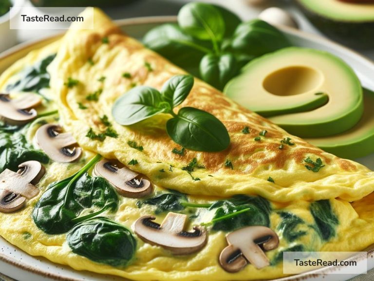 How to Make a Low-Carb Spinach and Mushroom Omelette