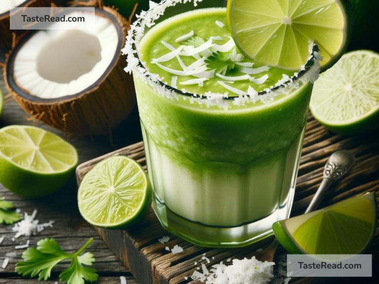 How to Make a Low-Sugar Coconut and Lime Smoothie