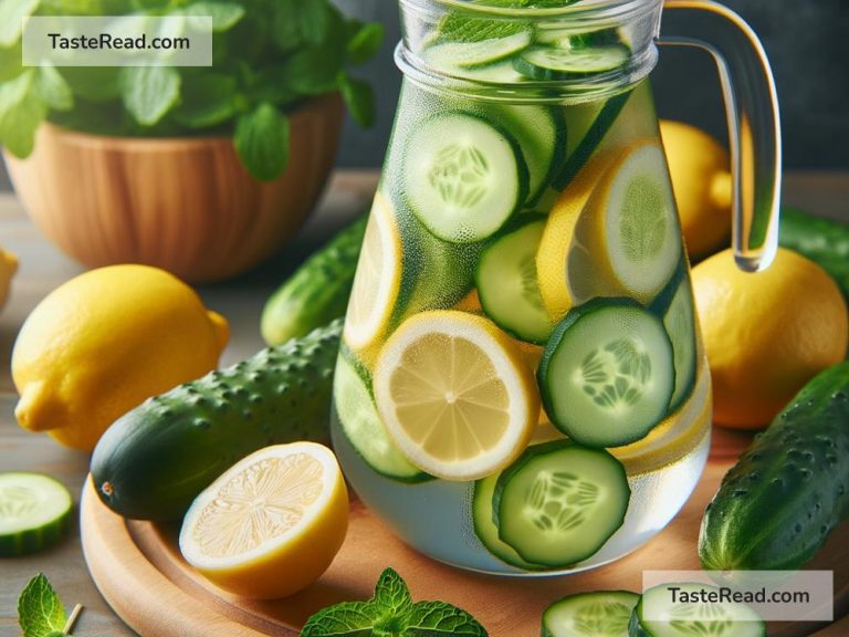 How to Make a Metabolism-Boosting Cucumber and Lemon Detox Water