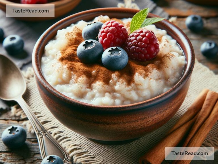 How to Make a Rich and Creamy Rice Pudding