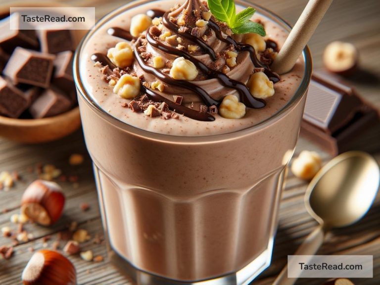 How to Make a Rich Chocolate Hazelnut Smoothie