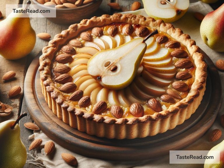 How to Make a Rustic Pear and Almond Tart