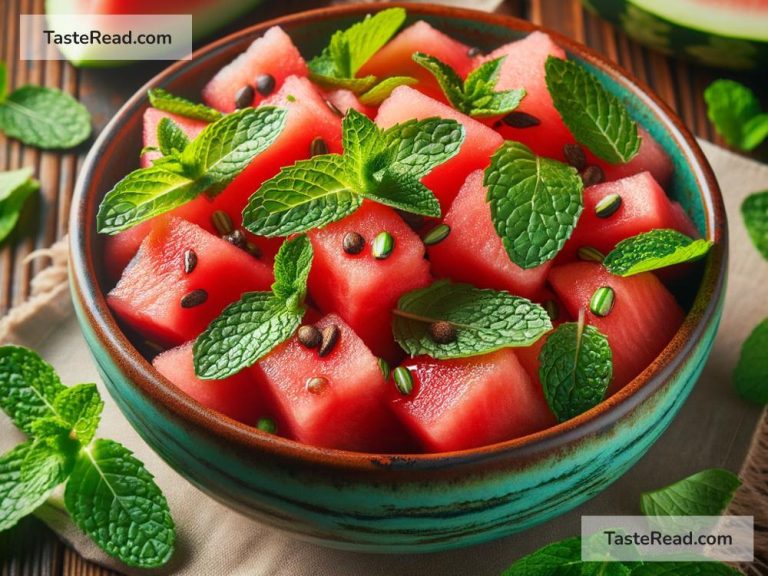 How to Make a Skin-Boosting Watermelon and Mint Salad