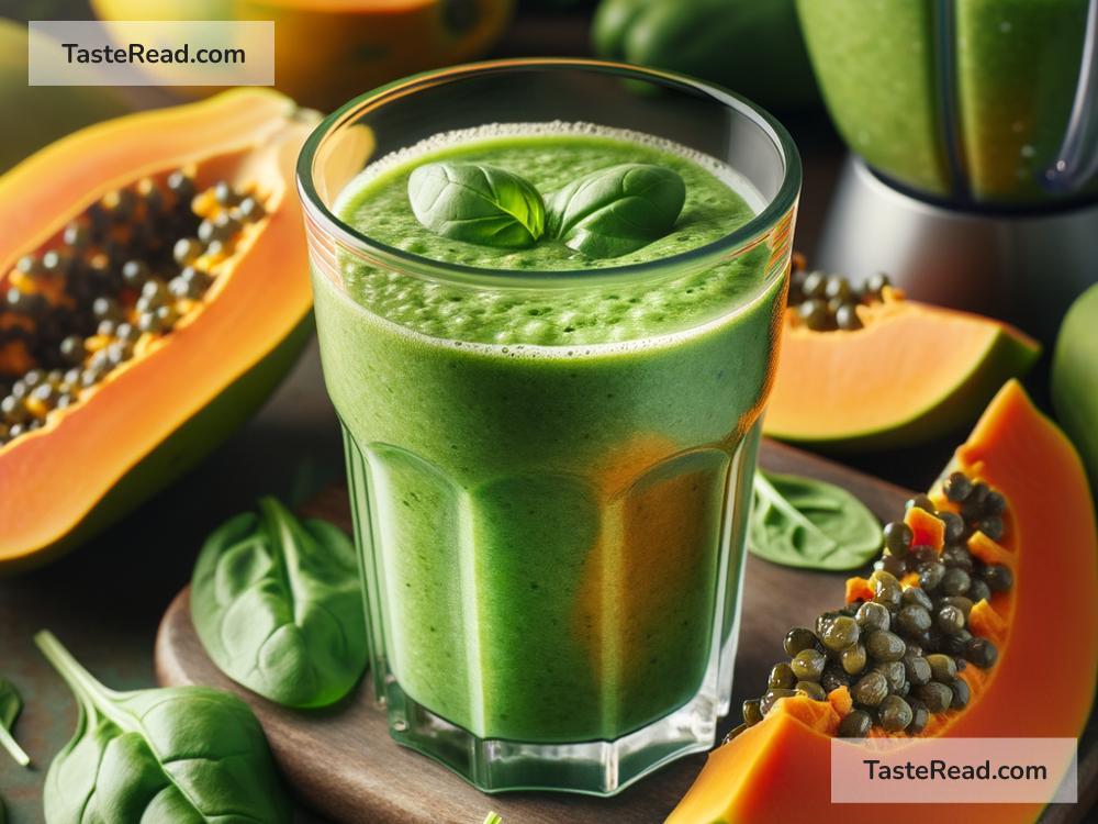 How to Make a Skin-Glowing Papaya and Spinach Smoothie