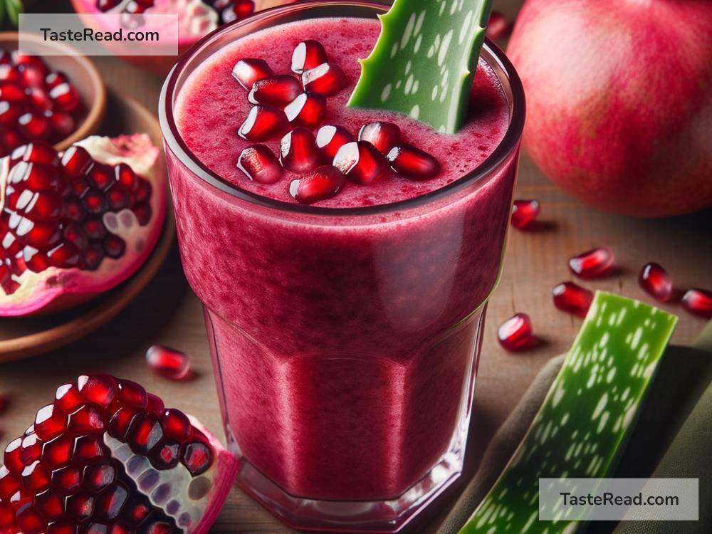How to Make a Skin-Glowing Pomegranate and Aloe Vera Smoothie
