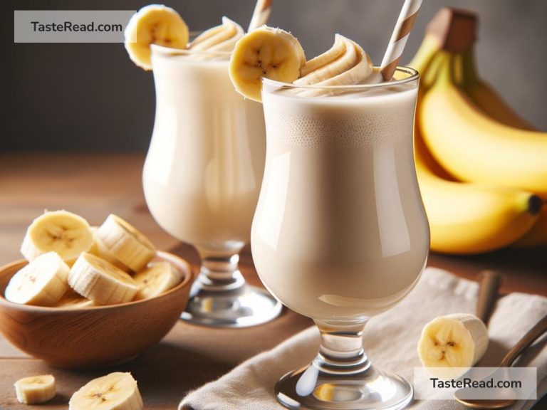 How to Make a Sweet and Creamy Banana Milkshake