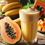 How to Make a Tropical Banana Papaya Smoothie