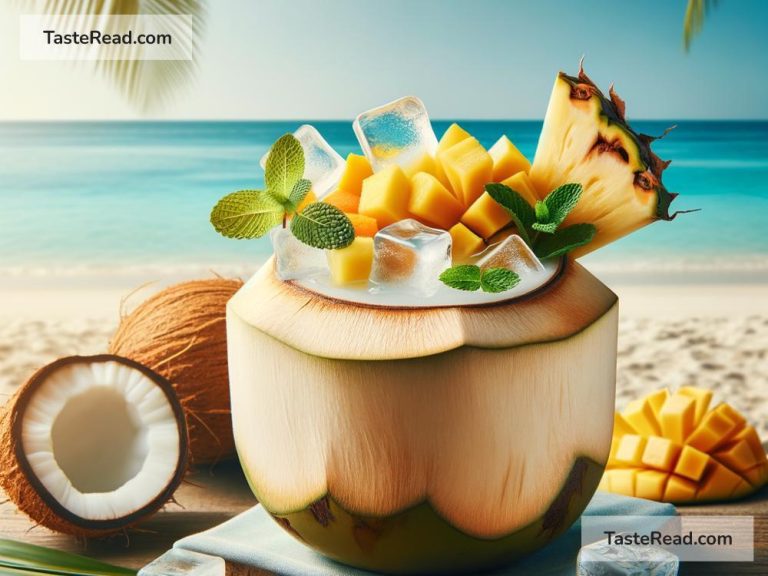 How to Make a Tropical Coconut Water Cooler