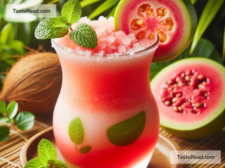 How to Make a Tropical Guava Coconut Cooler