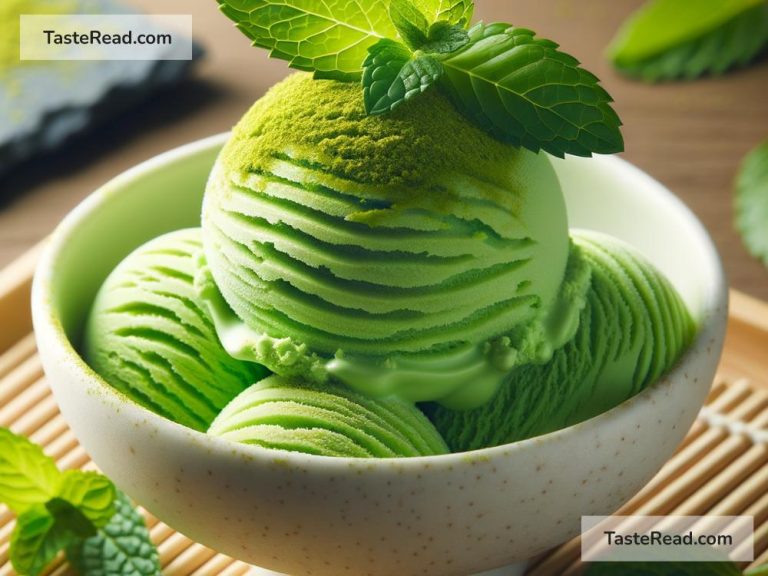 How to Make a Unique Matcha Green Tea Ice Cream