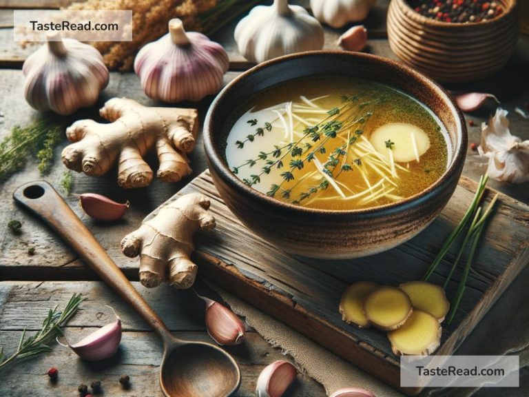 How to Make an Immune-Boosting Garlic and Ginger Soup