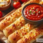 How to Make Cheesy Garlic Breadsticks with Marinara