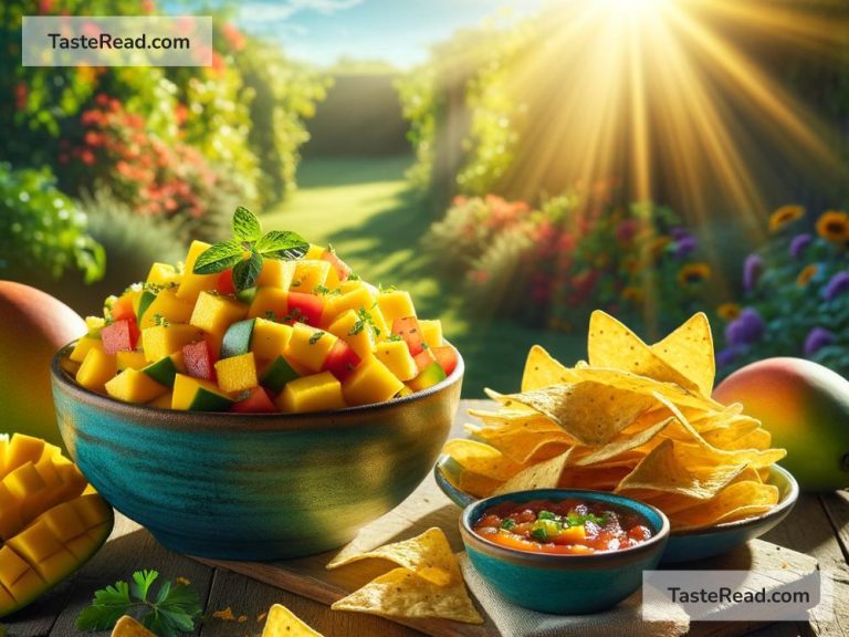 How to Make Fresh Mango Salsa with Tortilla Chips