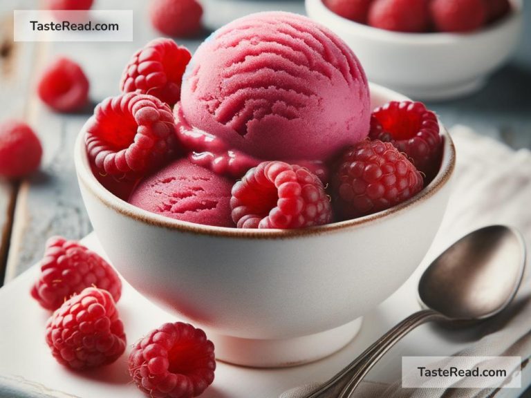 How to Make Homemade Raspberry Sorbet