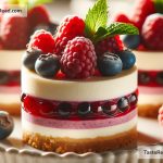 How to Make Miniature Layered Berry Cheesecakes