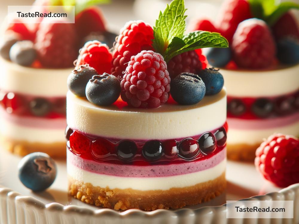 How to Make Miniature Layered Berry Cheesecakes