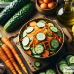 How to Make Paleo-Friendly Carrot and Cucumber Salad