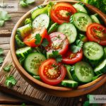 How to Make Paleo-Friendly Cucumber and Tomato Salad