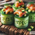 How to Make Paleo-Friendly Cucumber Rolls with Salmon