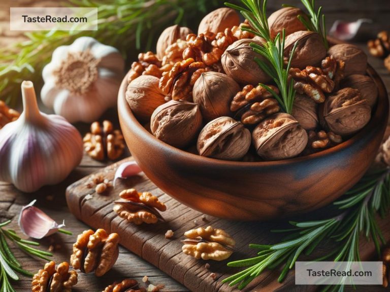 How to Make Savory Roasted Garlic and Rosemary Walnuts