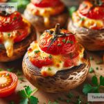 How to Make Savory Tomato and Cheese Stuffed Mushrooms