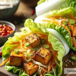 How to Make Spicy Tofu and Cabbage Lettuce Wraps