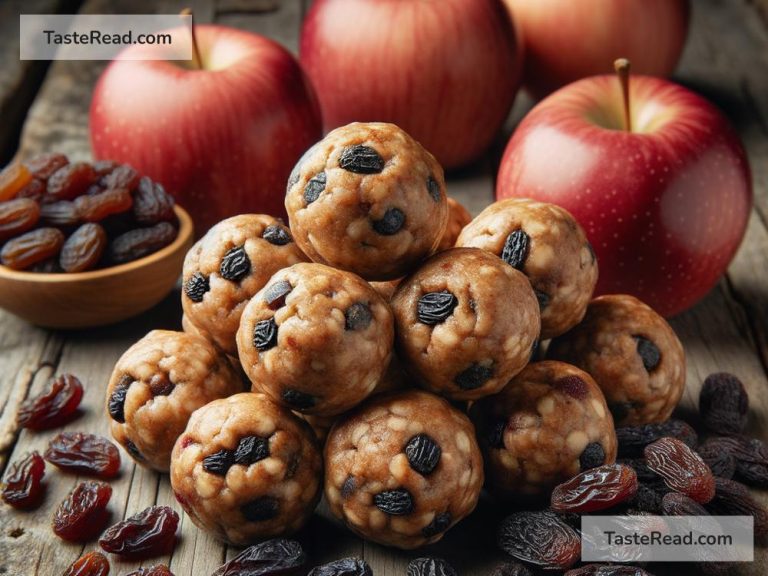 How to Make Sweet Apple and Raisin Energy Balls