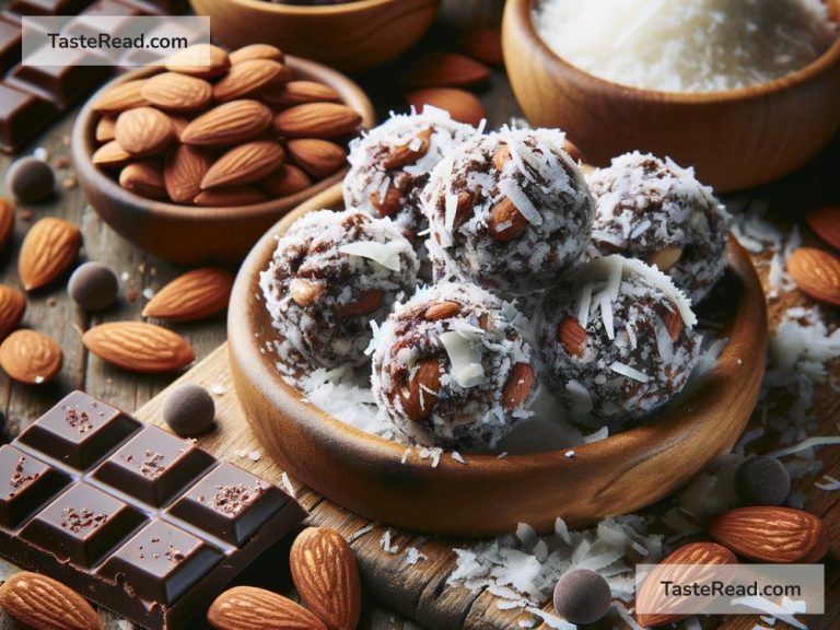 How to Make Sweet Chocolate Almond Coconut Bites