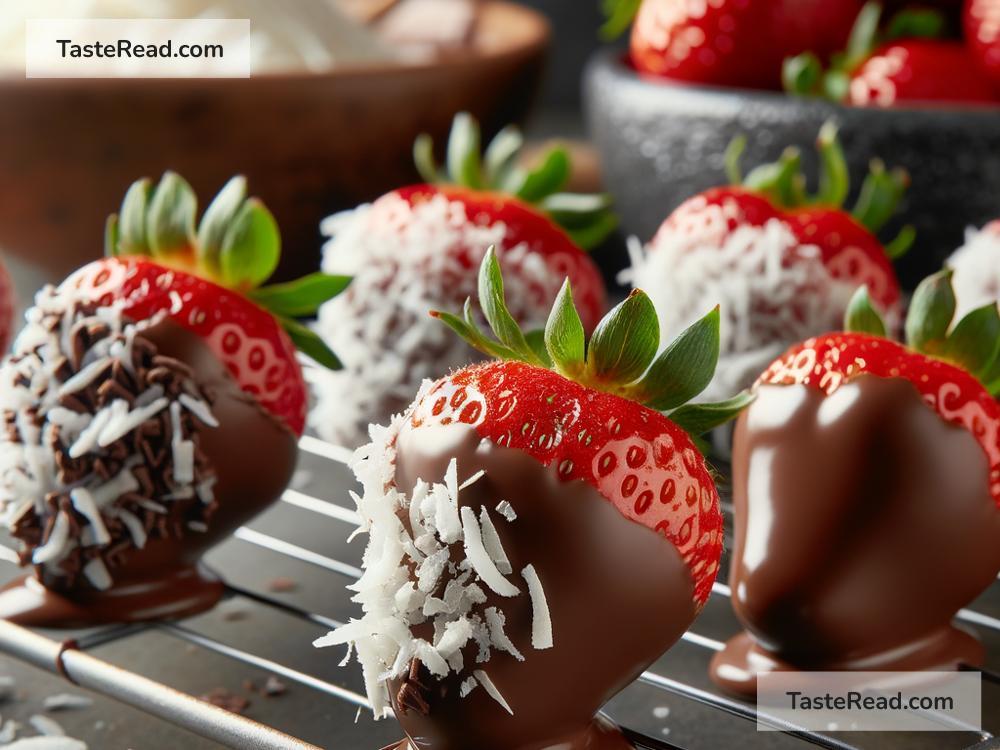 How to Make Sweet Chocolate and Coconut Dipped Strawberries